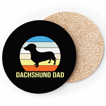 Discover Dachshund Dad Coasters