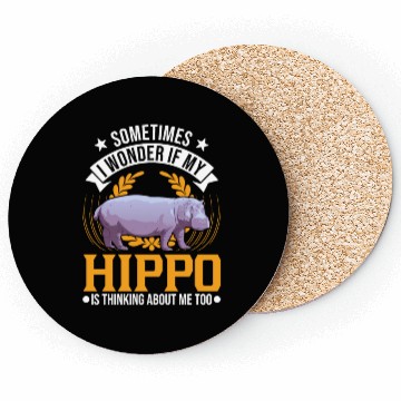 Discover Hippo Gift Coasters