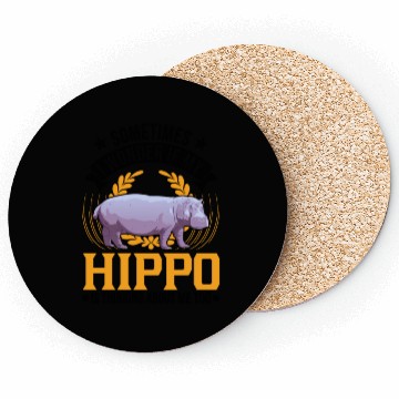 Discover Hippo Gift Coasters