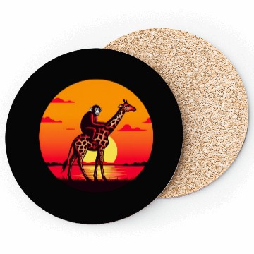 Discover Sunset Safari: Monkey Riding Giraffe Coasters