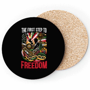 Discover Emancipation Proclamation African Juneteenth Coasters