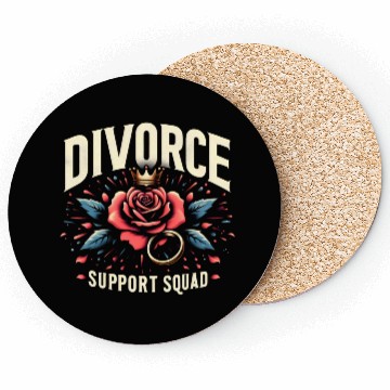 Discover Divorce Support Squad Matching Friends Family Rose Coasters