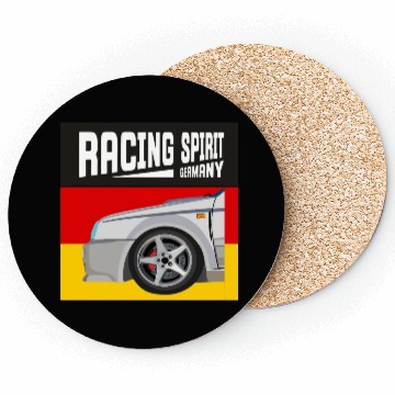 Discover Racing Car Hood of Spirit Racing Germany Coasters