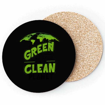Discover Eco-Friendly Earth Green Clean Design Coasters