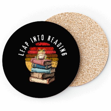 Discover Leap Into Reading, Happy Leap Reading Day Teacher Coasters
