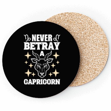 Discover Capricorn Zodiac Sign Tarot Card Reader Coasters