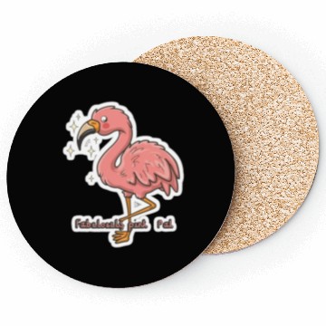Discover Flamingo Lover: Pink Pal Coasters