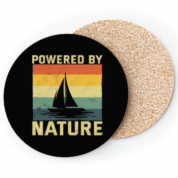 Discover Powered by Nature Sailboat Coasters