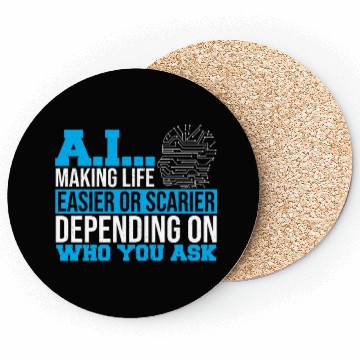Discover Computer Scientist Data Science Robot AI Prompt Coasters