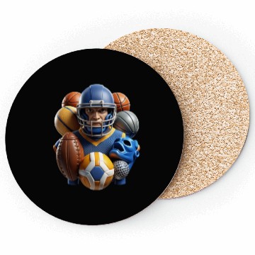 Discover Game Day Champ Representing College Athletics Coasters