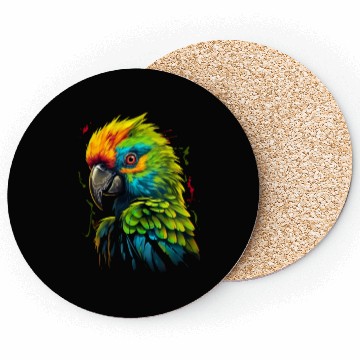 Discover Macaw Parrot for a Bird Lover Animal Lover Coasters