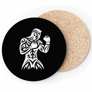 Discover Thai Boxing T Tattoo Fist Boxer Fighter Coasters
