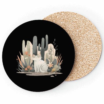 Discover Cats and Plants Coasters