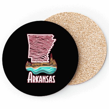 Discover ARKANSAS FLOWING RIVERS NATURAL STATE Coasters