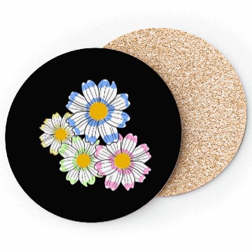 Discover cosmosflower blossom flowerpattern floral flower Coasters