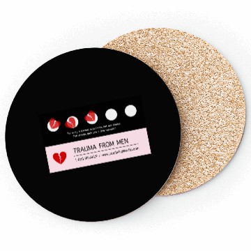 Discover Trauma From Men Loyalty Card Coasters