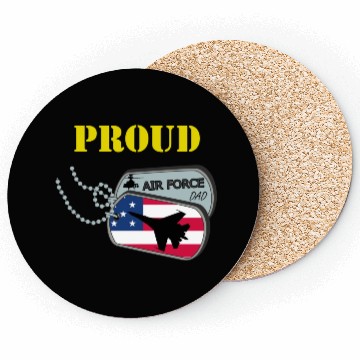 Discover Proud Air Force Dad Coasters