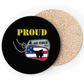 Discover Proud Air Force Mom Coasters