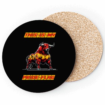 Discover This is my pride flag Spain Coasters