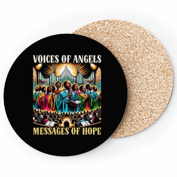 Discover Gospel Music Religious Bible Scripture Christian Coasters