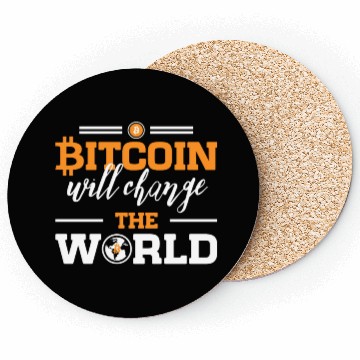 Discover Bitcoin will Change the World Coasters