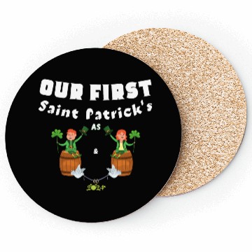 Discover Husband Wife ,Our First St Patrick's Day As Mr&Mrs Coasters