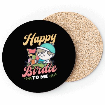 Discover Golf Easter Happy Birdie To Me Coasters