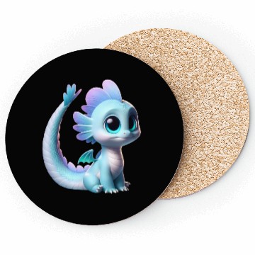 Discover Curious Baby Dragon Coasters