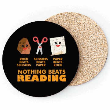 Discover Nothing Beats Reading Book Across America Coasters