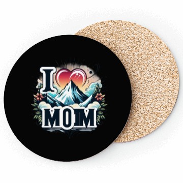 Discover I love you mom happy mothers day 2024 Coasters