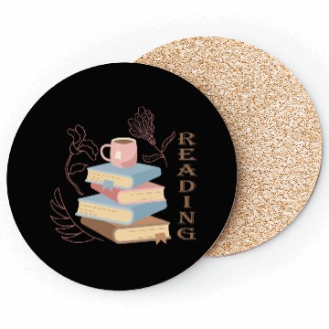 Discover Addicted to reading books and tea Coasters