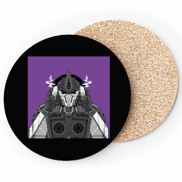 Discover Mech Robot Square Poster (Design 2 | R80) Coasters