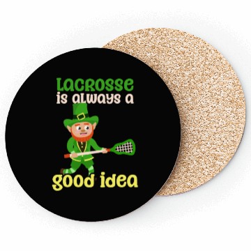Discover Lacrosse St. Patricks Day Lacrosse Good Idea Coasters