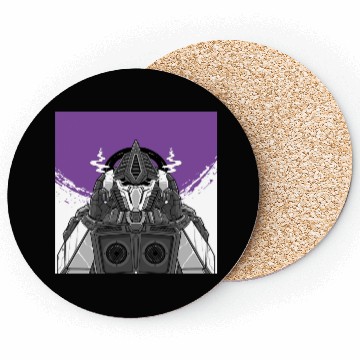Discover Mech Robot Square Poster (R80) Coasters