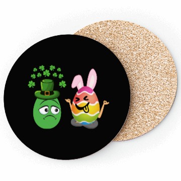 Discover Easter Meets St. Patrick's A Festive Holiday Fusio Coasters
