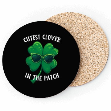 Discover Shamrock Cutest Clover In The Path Coasters