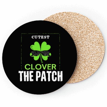 Discover Cutest Clover In The Path St. Patrick's Day Coasters