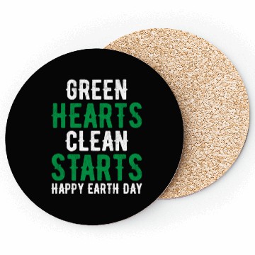Discover Clean Start Earth Day Coasters