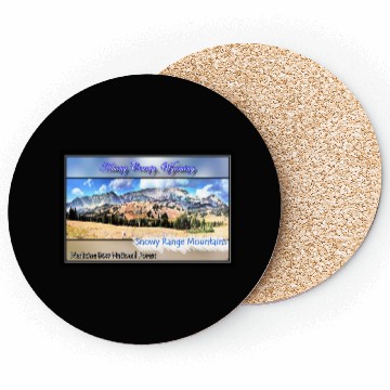 Discover I've Been Framed! Snowy Range Scenic Byway Wyoming Coasters