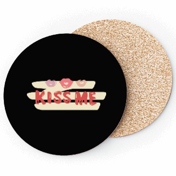 Discover Love's Canvas,Valentine's Graphics Design Coasters