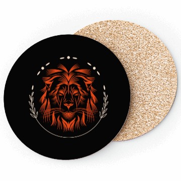 Discover Lion logo Coasters