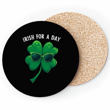 Discover Irish For A Day Clover Saint Patrick Shamrock Coasters