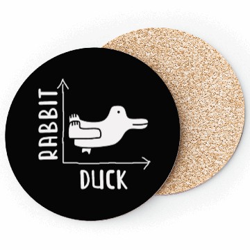 Discover Wittgensteins Rabbit Duck Illusion Coasters