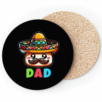 Discover Cinco De Mayo Dad Coasters