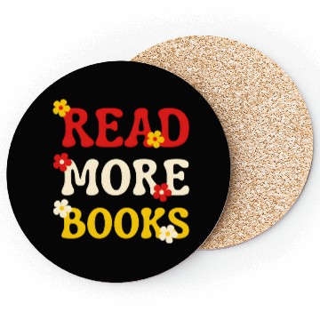 Discover Read More Books English Teacher Lover Reading Coasters
