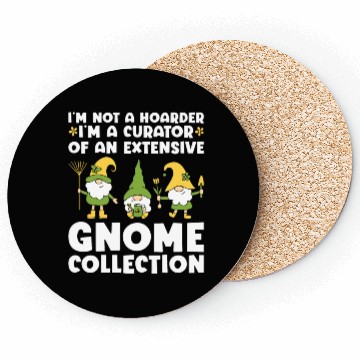 Discover Funny Garden Gnome Collector Coasters