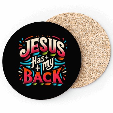 Discover Jesus Has My Back 22 Coasters