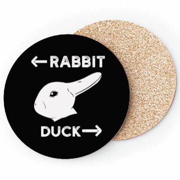 Discover Wittgensteins Rabbit Duck Illusion Coasters