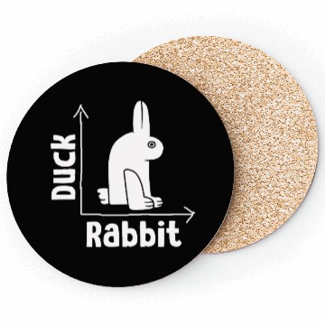 Discover Wittgensteins Rabbit Duck Illusion Coasters