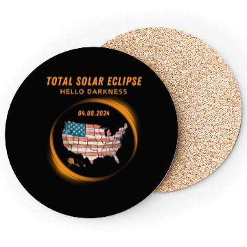 Discover Total Solar Eclipse 2024 USA Coasters
